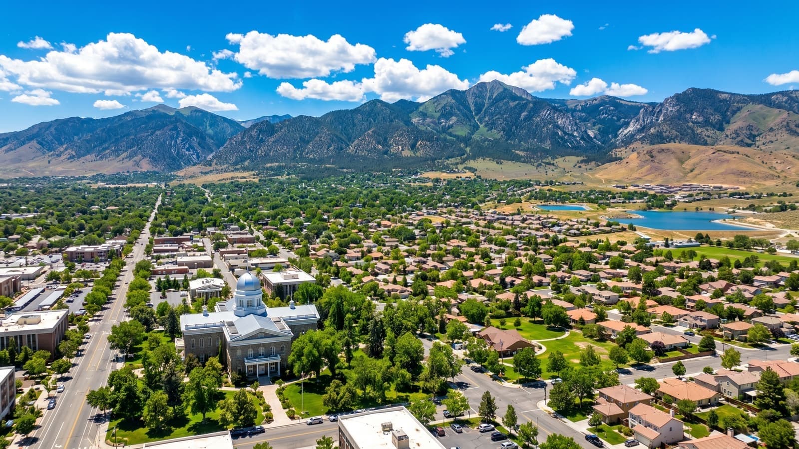 Sunridge golf and recreation community on the south edge of Carson City with Sierra Nevada views